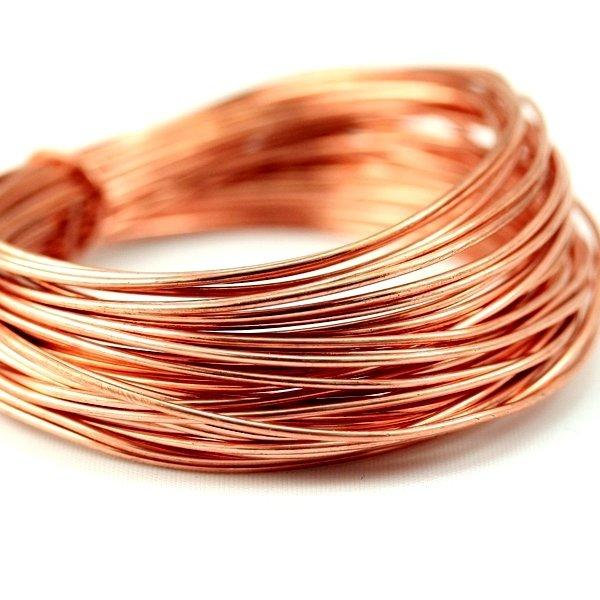 Copper rolled wire